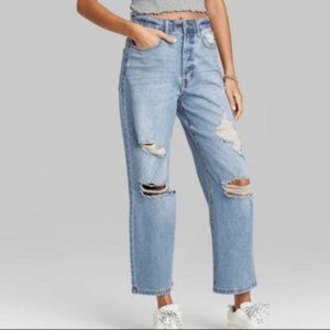 NWOT Wild Fable Highest Rise Straight Jeans